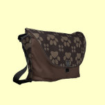 Cute Paw Print messenger bags