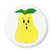 Cute Pear magnets