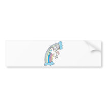 cute pegasus and rainbow design bumper stickers by doonidesigns cute pegasus and rainbow design bumper stickers