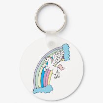 cute pegasus and rainbow design keychains by doonidesigns cute pegasus and rainbow design keychains