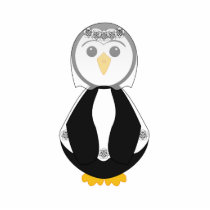 Cute Penguin Bride photo sculptures by mydeas Cute Penguin Bride photo sculptures