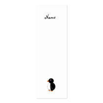 Cute penguin business card