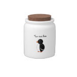 Cute penguin candy jars