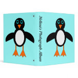 Cute Penguin Custom Photo Album Binder