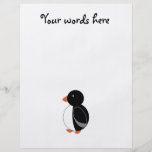 Cute penguin flyers