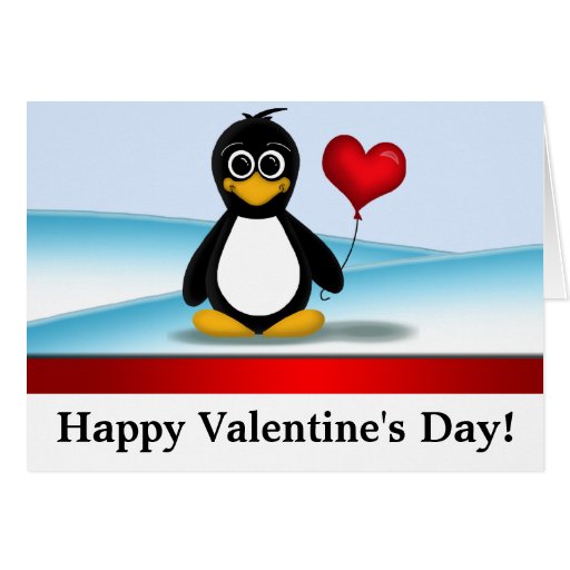 valentines penguin teddy