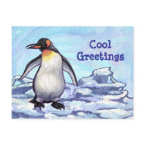 Cute Penguin Postcard