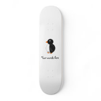 Cute penguin skateboards