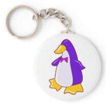 Cute Penguin Sporting Bowtie keychains