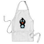 Cute Penguin Standing on Ice aprons
