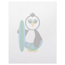 Cute Penguin Sunny Surfer letterhead
