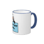 CUTE PENGUIN WITH CUSTOM SIGN, <YOUR TEXT HERE> COFFEE MUG