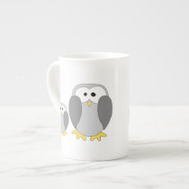Cute Penguins. Cartoon. Bone China Mug
