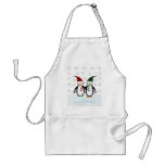Cute Penguins Holiday Apron