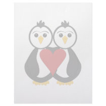 Cute Penguins In Love letterhead by mydeas Cute Penguins In Love letterhead