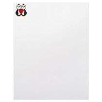 Cute Penguins In Love letterhead by mydeas Cute Penguins In Love letterhead