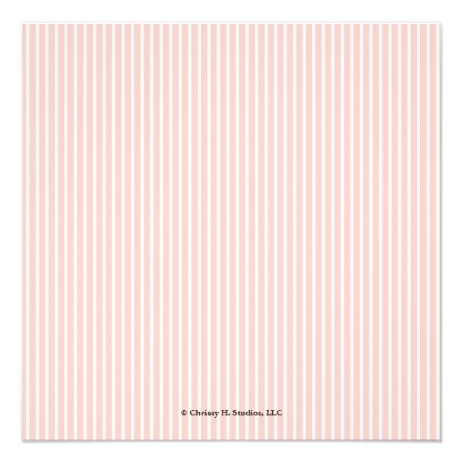 Cute Personalize Pink Cupcake Birthday Invitations