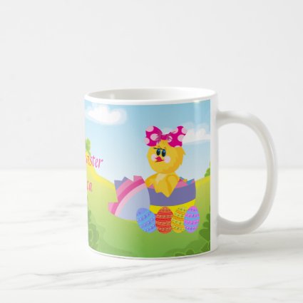 Cute Personalized Easter chic Mugs