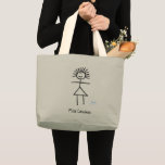 Cute Personalized Funny Cartoon Teacher's Book Bag