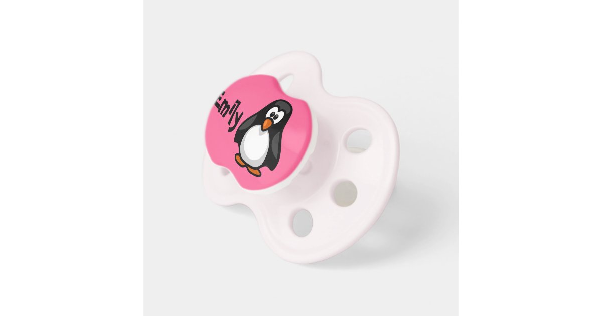 Cute Personalized Penguin Pacifier Zazzle