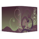 Cute Personalized Recipe Book, Currant Swirl binders by cutencomfy Cute Personalized Recipe Book, Currant Swirl binders