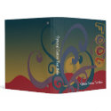 Cute Personalized Recipe Book, Retro Swirl by CuteNComfy