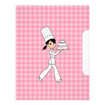 Cute Personalized Recipe Pages Letterhead Design