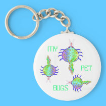 Cute Pet Bugs Keychain keychains
