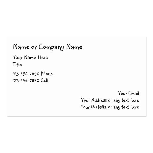Cute Pet Sitter Business Cards (back side)