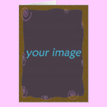 Cute photo card cards