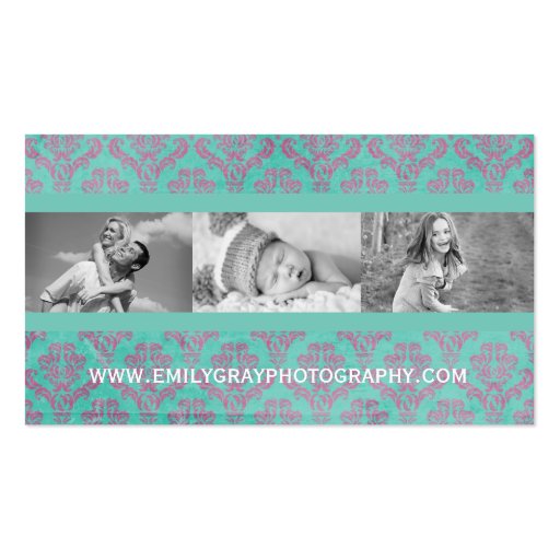 Cute Photographer Business Cards (back side)