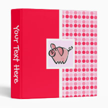 Cute Pig Binders