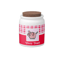 Cute Pig Candy Jar
