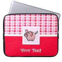 Cute Pig Laptop Computer Sleeves