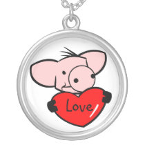 Cute Pig Necklace