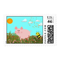 cute pig postage by babyranda cute pig postage