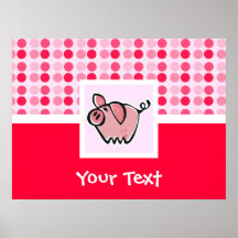 Cute Pig Print