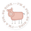 Cute Pig stickers by SoCalTeeShirts Cute Pig stickers