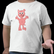 Cute Pig T-Shirt by Rajee1 Cute Pig T-Shirt