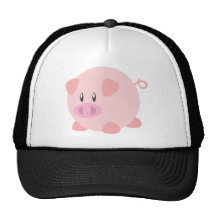 Cute Pig T Shirt, Shirts, Pig Gifts, Art, Posters Trucker Hats