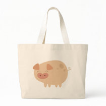 Cute Pig Tote Bag
