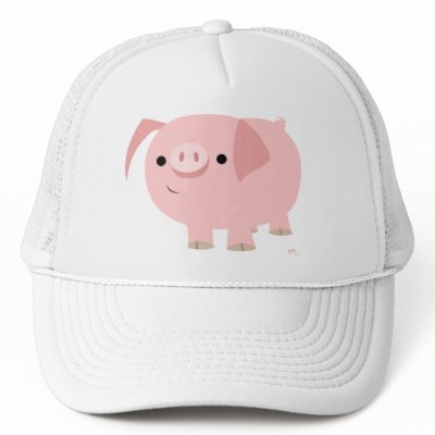 Cute piggy hat by Lioness_Graphics