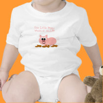 Cute Piggy Onesie t-shirts by Derora Cute Piggy Onesie t-shirts