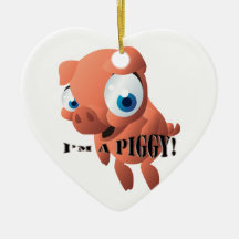 Cute Piglet Ornaments