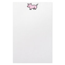 Cute piglet stationery