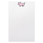 Cute piglet stationery