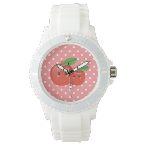 Cute Pink Apple {watch} Wrist Watch Zazzle
