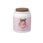 Cute Pink Ballerina 1 Candy Dish