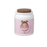 Cute Pink Ballerina 3 Candy Dish