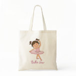 Cute Pink Ballerina 4 Ballet Star Tote Bag